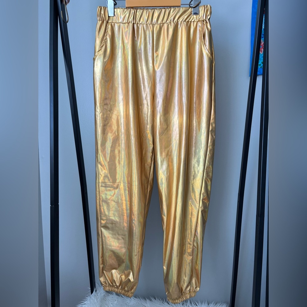 Iridescent Gold Pants